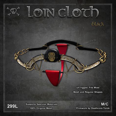 Second Life Marketplace [the Forge] Loin Cloth Gold