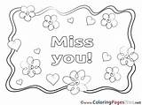 Miss Coloring Pages Cards Printable Color Flowers Maid Getdrawings Getcolorings Sheets Kids sketch template