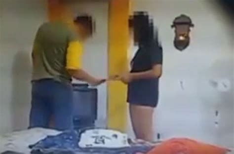 hidden camera footage shows naughty wife attempting to seduce a tv repairman kaloops