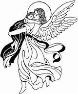 Angels Clipart Clipartmag sketch template