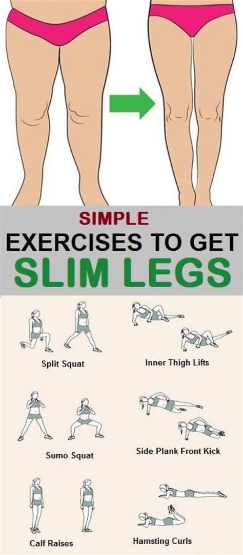 best exercises to get slim and tight legs bellyfatmelting in 2020