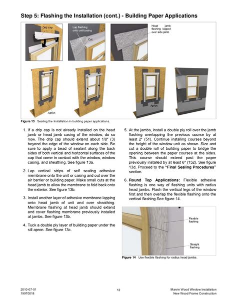 marvin wood window installation instructions