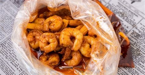 naked shrimp menu seafood boil kickin kasian asian cajun fusion