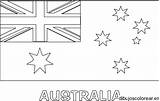 Bandera Dibujar Australian Colouring Pegar Recortar Bandeira sketch template