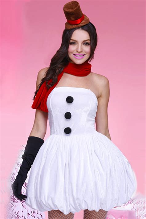 white snow girl christmas costume christmas costumes for