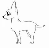 Chihuahua Coloring Drawings Easy Base Drawing Pages Puppy Dog Dogs Bing Cute Popular Deviantart Coloringhome sketch template