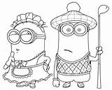 Coloring Pages Minions Minion Despicable Birthday Print Printable Coloring4free Kevin Valentine Phil Color Kids Getcolorings sketch template