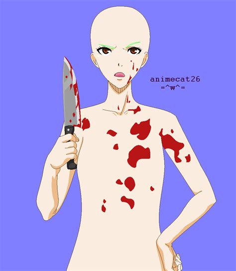 I Have A Knife By Animecat26 On Deviantart