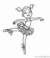 Vampirina Ballerina Getdrawings Xcolorings Hearts Everfreecoloring Disney sketch template