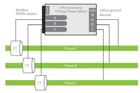 power meter connection diagram wiring diagram  schematics