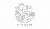 Coloring Flag Pages Illinois Flags Indian Printable Kansas India Clipart Flages Library Crest Indiana Popular sketch template