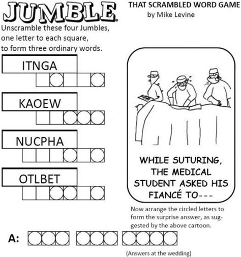 printable jumble word games