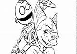 Ratchet Clank sketch template