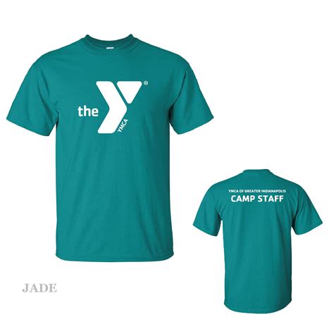 camp staff short sleeve single shirt ymca camp staff