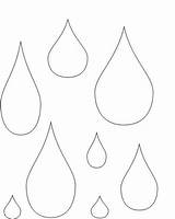 Coloring Raindrop Water Drop Pages Raindrops Splash Patterns Template Color Printable Kids Sheets Clipart Templates Print sketch template