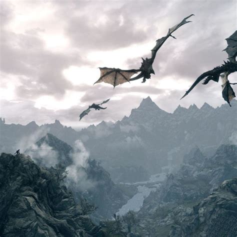 10 Best Skyrim Dragon Wallpaper 1920x1080 Full Hd 1080p