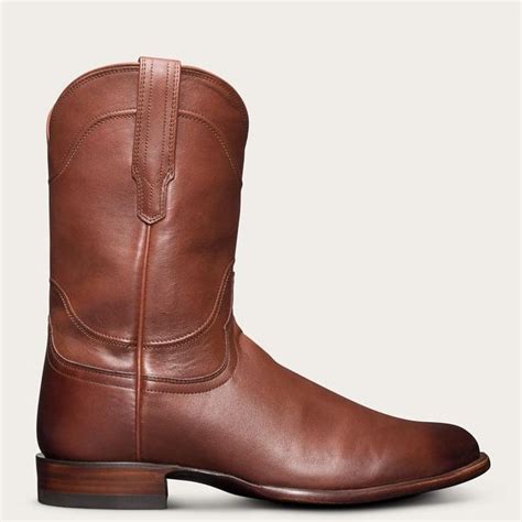 mens zipper cowboy boots leather zip  boot  dean roper boots leather cowboy boots