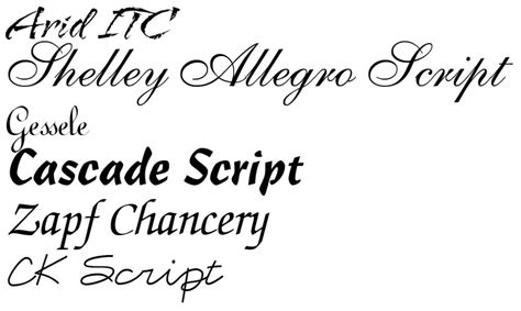 types  script fonts images fancy cursive tattoo fonts script fonts alphabet letters