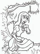 Coloring Tarzan Jane Pages Popular sketch template