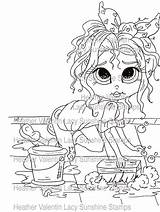 Stamps Sunshine Lacy Scrub Coloring Pages Choose Board Mayde sketch template