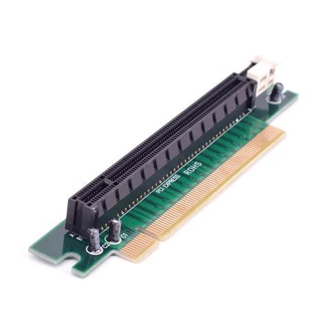 pcie    slots extension riser card  degree pci express male  female port protected