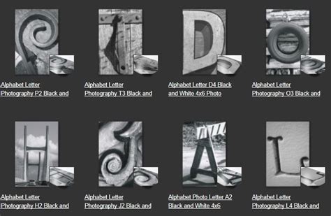 printable alphabet photography letters   alphabet photography