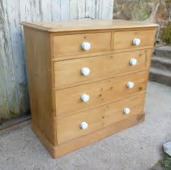 large victorian pine chest  drawers antiques atlas