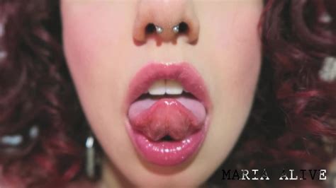 ♥ ♡ ♥ Maria Alive Pov Tongue Fetish Preview ♥ ♡ ♥