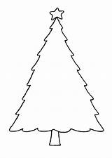 Tree Christmas Traceable Coloring Popular sketch template