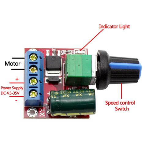 pwm  dc motor speed controller module dc dc   adjustable speed regulator