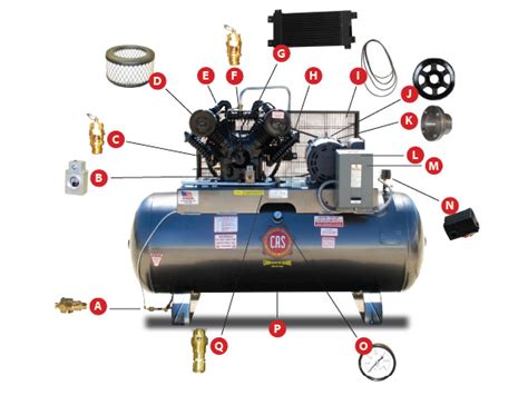 hp reciprocating compressor parts compressed air systems