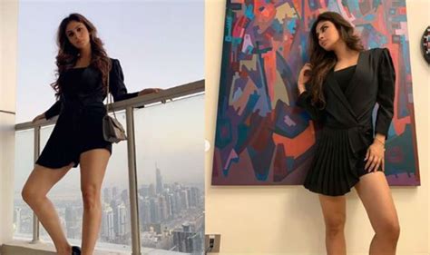 Mouni Roy Turns Heads In A Hot And Sexy Little Black Dress