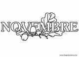 Novembre Mesi Colorare Anno Disegnidacolorare sketch template