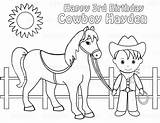 Coloring Pages Book Kids Western Cowboy Horse Drawing Cowgirl Color Pdf Colouring Printable Childrens Getdrawings Draw Getcolorings Special Print Sheets sketch template