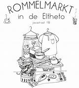 Rommelmarkt Debrugkrant sketch template