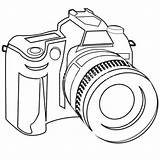 Camera Dslr Sketch Clip Coloring Clipart Cameras Clipartbest Cost Offers Low Cliparts sketch template