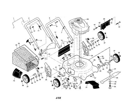 Craftsman Mower Parts Model 917388420 Sears Partsdirect Gas Lawn