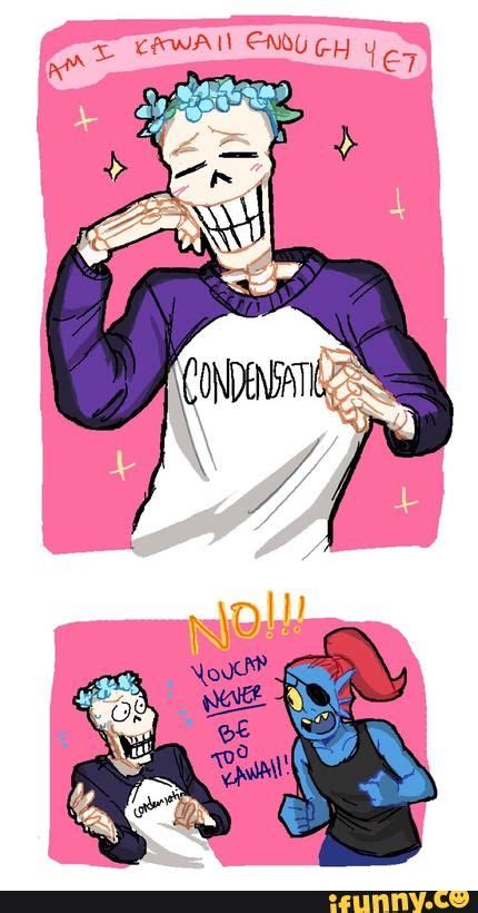 why does his shirt say condensation papyrus being kawaii