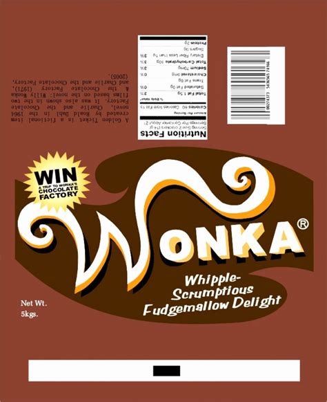 printable wonka bar wrapper printable world holiday