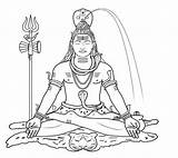 Shiva Lord Coloring Pages Dharma Fascinating Color Getcolorings Getdrawings Next Print sketch template