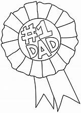 Dad Digi Coloring Fathers Rosette Simplycardsmag Rosettes sketch template