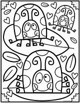 Ladybug Pond Malvorlagen Mandala Cuquis Fromthepond Auswählen Lustige sketch template
