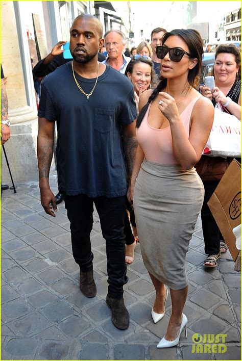 kim kardashian flaunt her assets in form fitting outfit in paris photo 3117215 kanye west