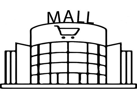 printable mall coloring page  printable coloring pages  kids