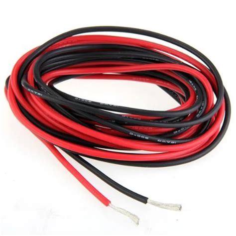 allishop flexible  gauge awg silicone rubber wire cable cord temperature resistant  awg