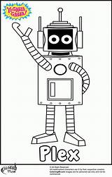 Coloring Pages Gabba Yo Plex Lance Dj Robot Comments sketch template