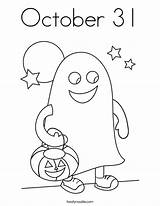 Coloring October Halloween Twistynoodle Built California Usa sketch template
