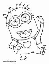 Coloring Pages Minion Vampire Print sketch template
