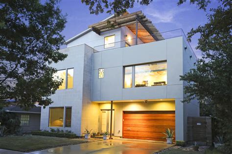 contemporary home  sale  downtown houston chronicle