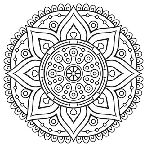 easy printable mandalas coloring pages  adults